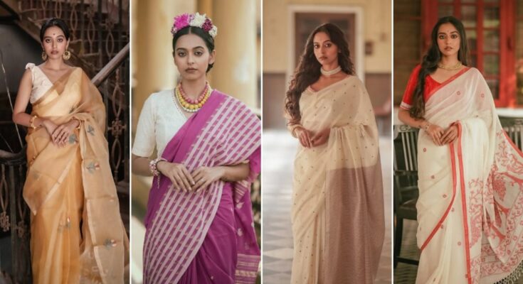 Cotton Jamdani Sarees and Weaves of Bengal