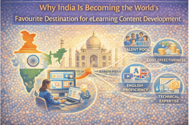 Why India Is Becoming the World's Favourite Destination for eLearning Content Development